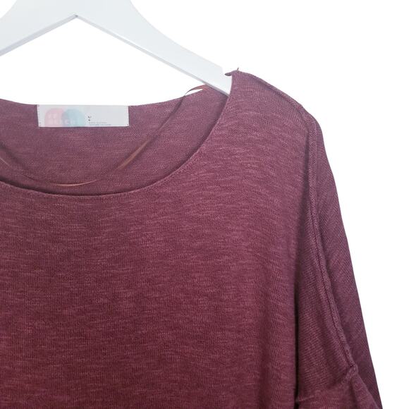 FREE PEOPLE FP BEACH "Winnie" Sweater Tee - Large - Picture 2 of 10